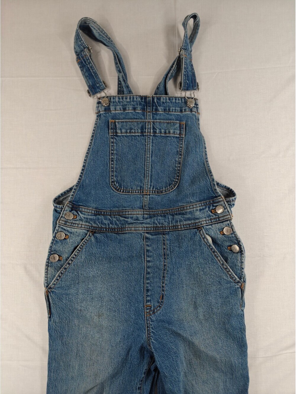 Vintage J.Crew Denim Overalls Light Wash Size S